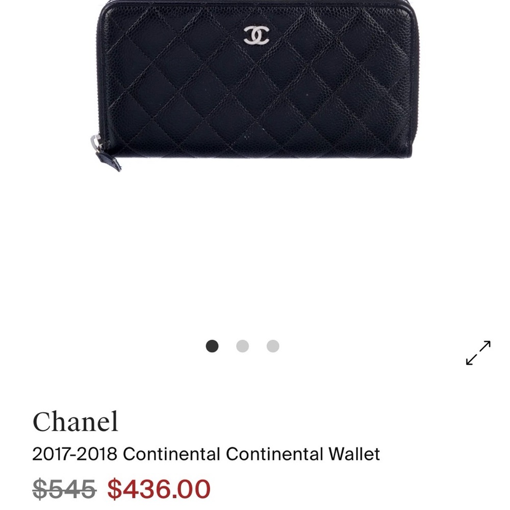 CHANEL Black Quilted Lambskin Zippy Wallet w Serial Numbers - Picture 11 of 11